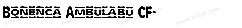Bonenca Ambulabu CF字体转换